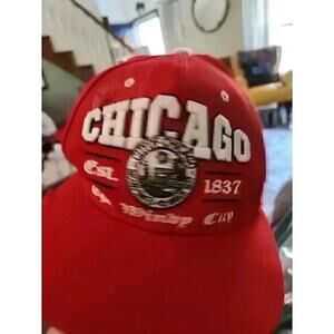 CHICAGO RAISED LETTER KINGS CHOICE SNAPBACK WINDY CITY HAT CAP H10 Excellent